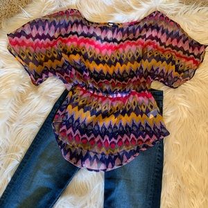 Francesca’s Collections sheer top